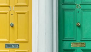 colourful doors